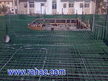 2أعمال حدادة سقف الطابق الاورضي 