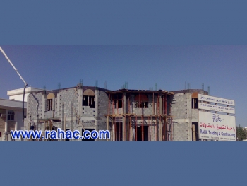 أعمال نجارة سقف الطابق الاول 