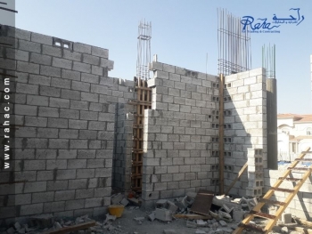 اعمال طابوق الطابق الارضي