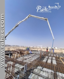 اعمال صب حرسانة سقف الطابق الارضي 2