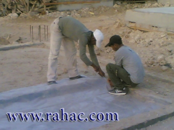 أعمال التجهيز لصب الخرسانة العادية للارضيات