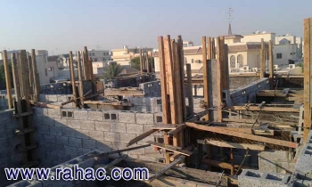 النجارة المسلحة للأعمدة والأعتاب