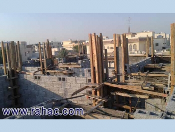 النجارة المسلحة للأعمدة والأعتاب 