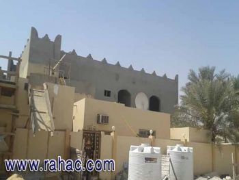 الانتهاء من أعمال البلاستر الخارجي 